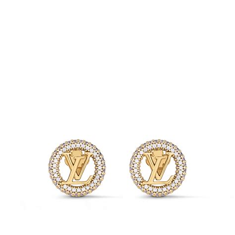 louis vuitton ohrringe damen|Louis Vuitton gold earrings.